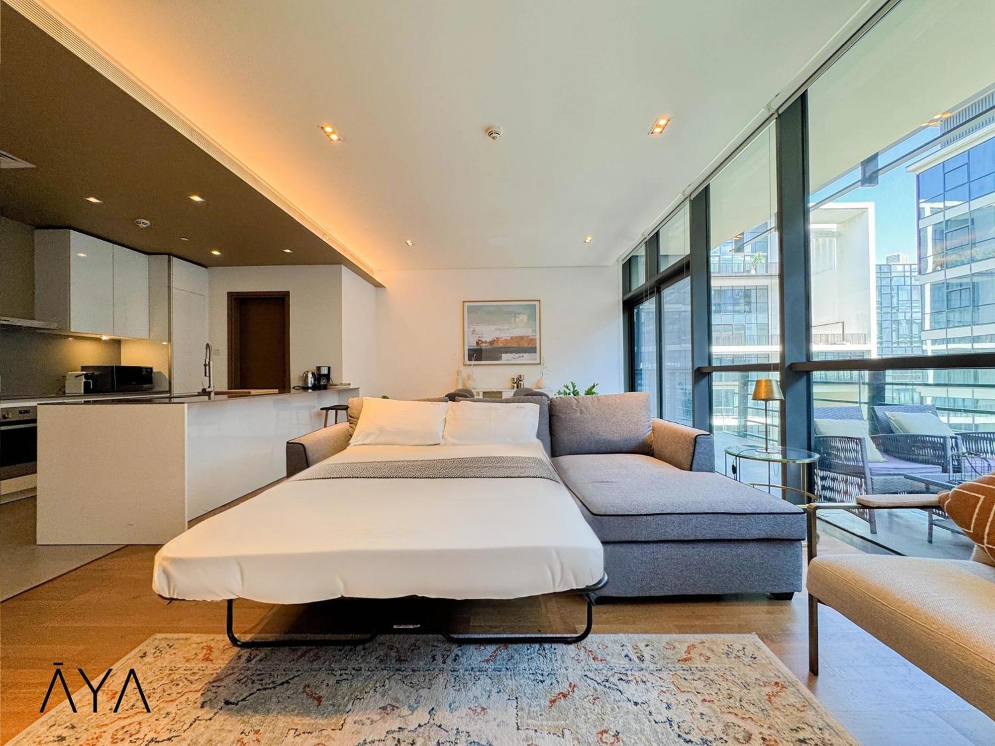 Luxury Apartment With Pool, Patio & Gym In City Walk دبي المظهر الخارجي الصورة