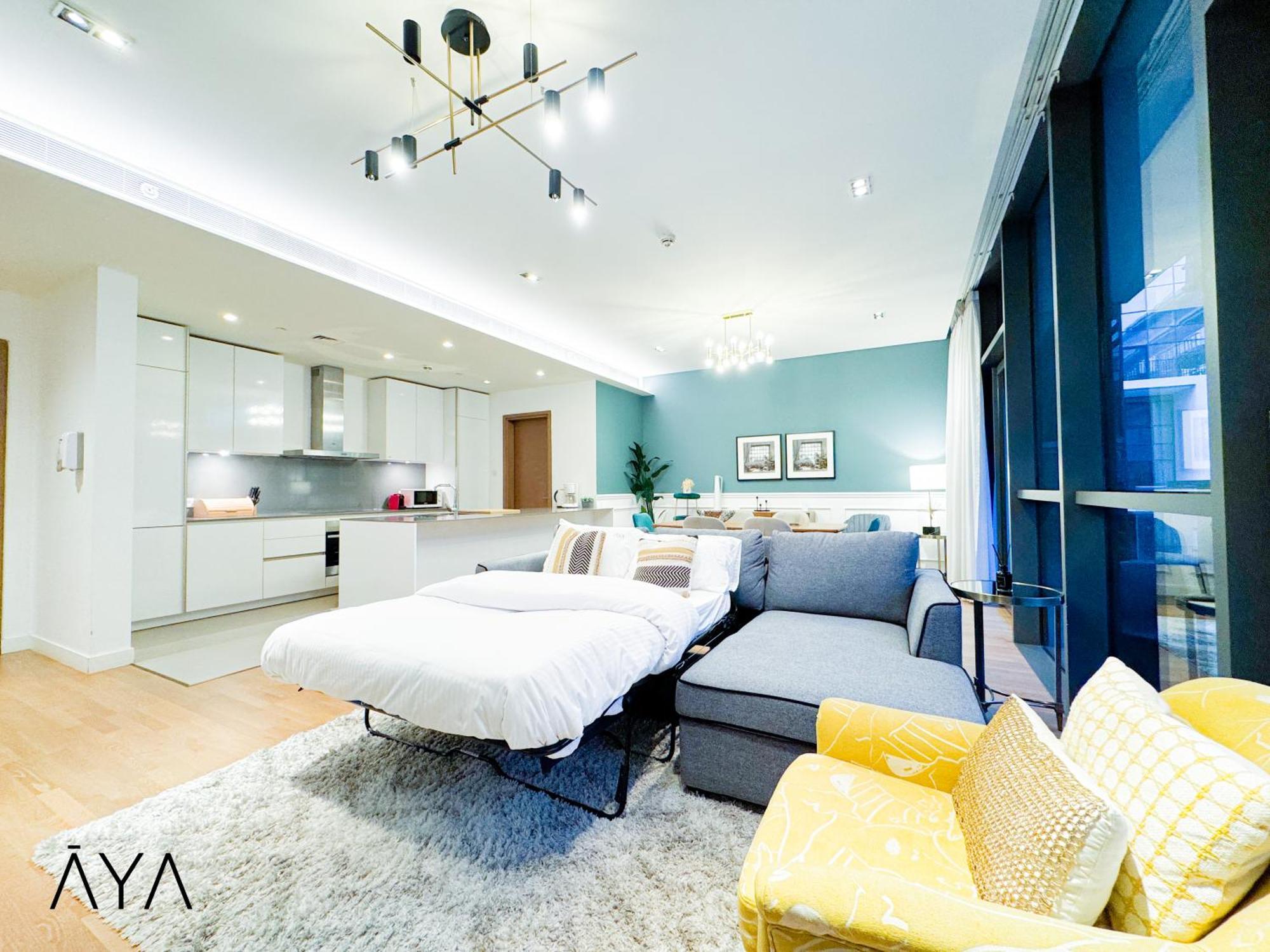 Luxury Apartment With Pool, Patio & Gym In City Walk دبي المظهر الخارجي الصورة